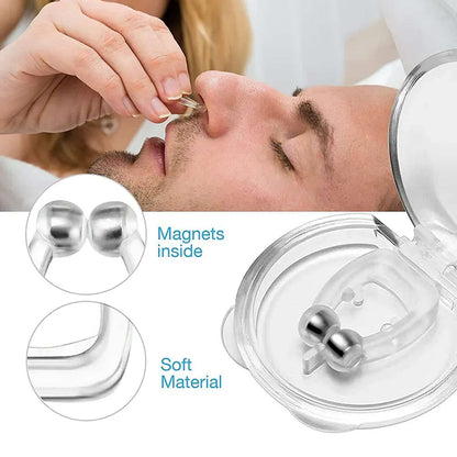 Urban Rest™ Magnetic Snore Stopper – Ultra-Soft Silicone Anti-Snoring Nose Clip - Mr Urban Choices