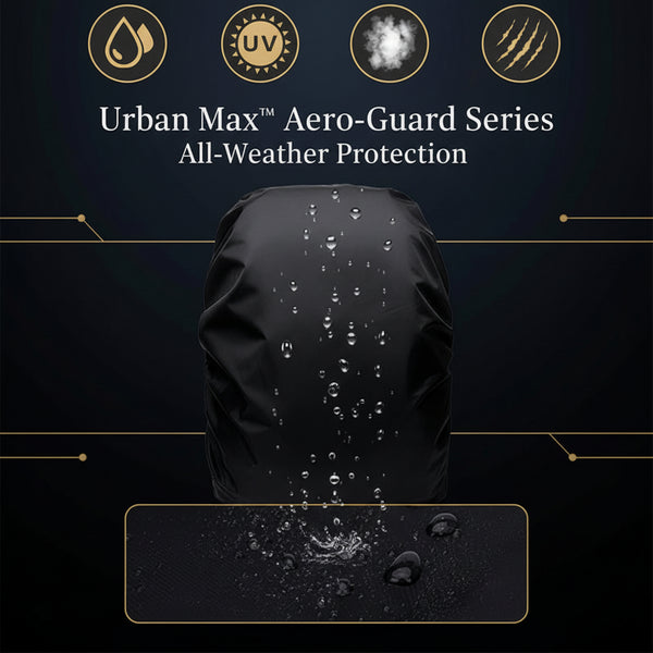 4100 Heavy Waterproof Nylon Rain Coverdust Cover - Elastic Adjustable For Laptop Bags And Backpacks School Bag Waterproof Cover Dust Proof Backpack Laptop Bag Cover (1pc)