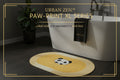 Anti-slip Cartoon Panda Printed Bathroom Floor Mat (1 Pc 90 X 59 Cm)