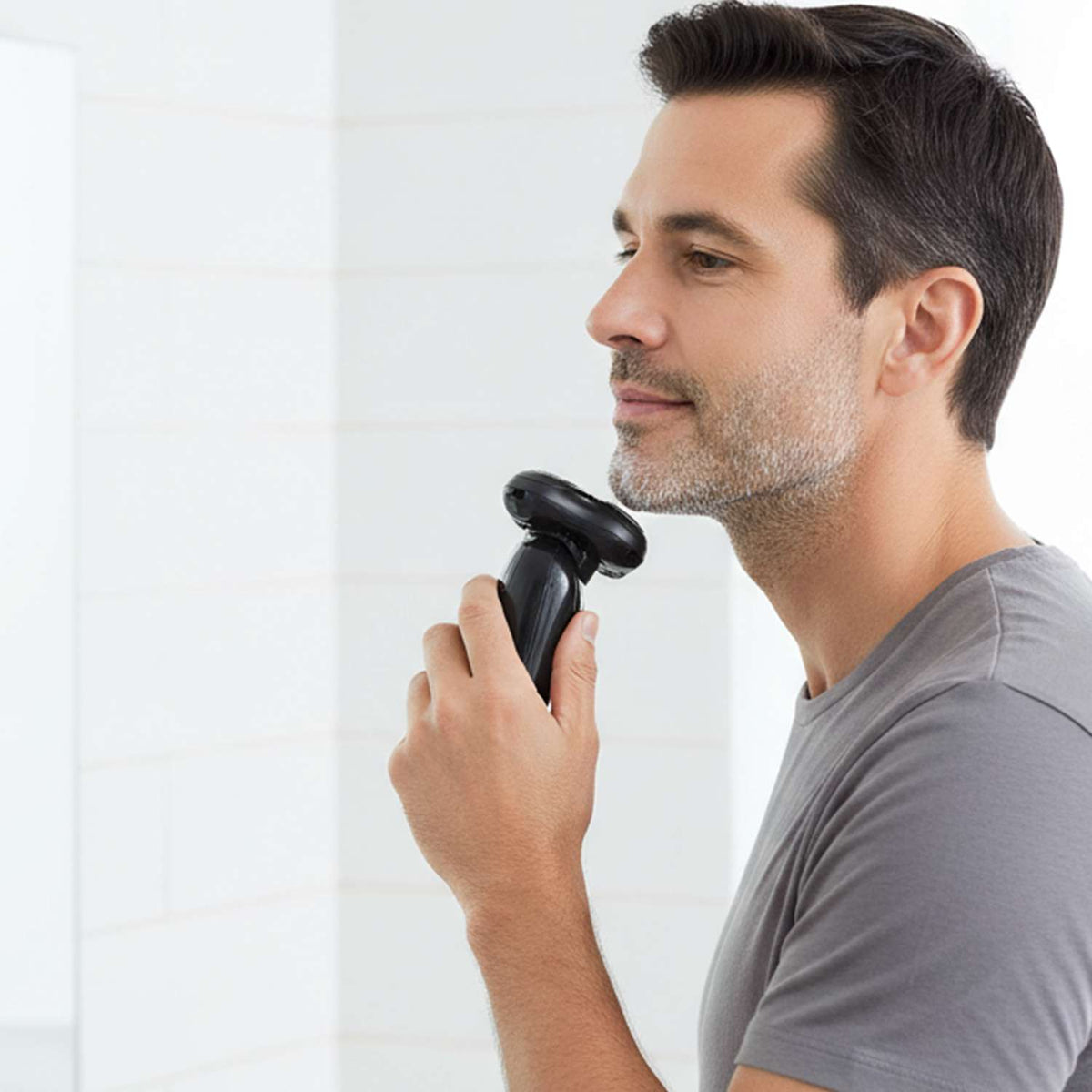 Rechargeable Electric Rotary Shaver Trimmer For Men (1 Set) - Mr Urban Choices