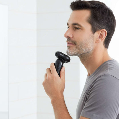 Rechargeable Electric Rotary Shaver Trimmer For Men (1 Set) - Mr Urban Choices