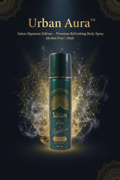 Urban Aura™ Salam Signature Edition – Premium Refreshing Body Spray (50ml) - Mr Urban Choices