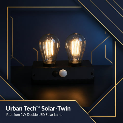 Solar Double Led Bulb Lamp Yt-819- 2w (1 Pc)