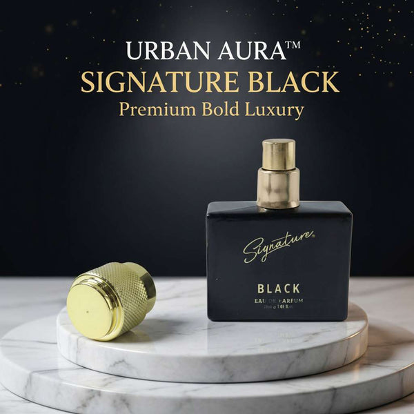 Urban Aura™ Signature Black – Premium Bold Luxury Eau De Parfum (30ml) - Mr. Urban Choices