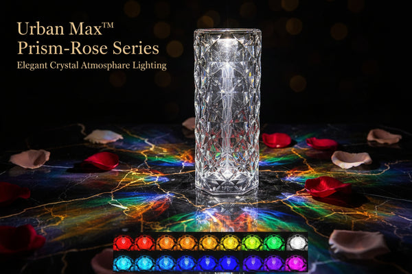 Urban Max™ Prism-Rose Series – Elegant Crystal Atmosphere Lighting